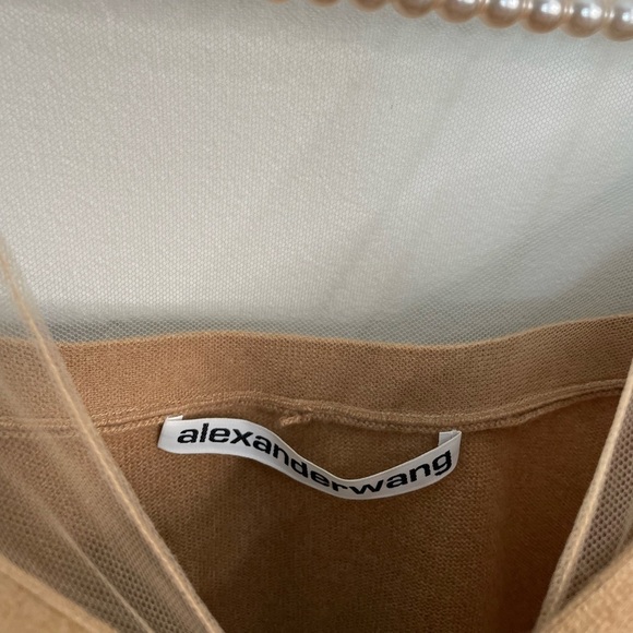 New Alexander Wang Cropped Cardigan Sweater Top - Picture 8 of 9